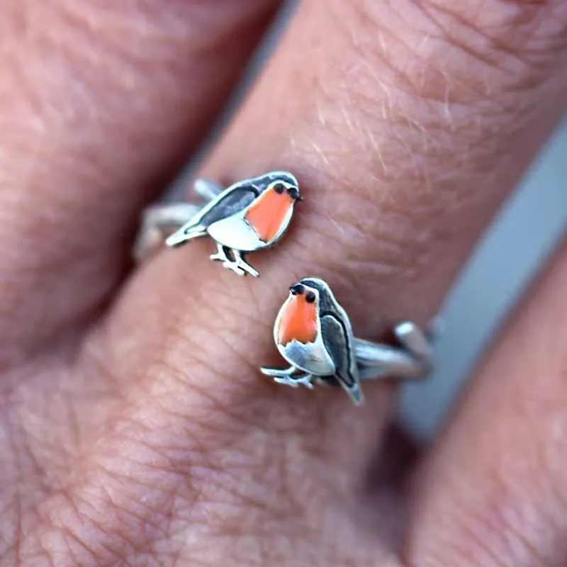 Joinable Love Birds Couple Rings |