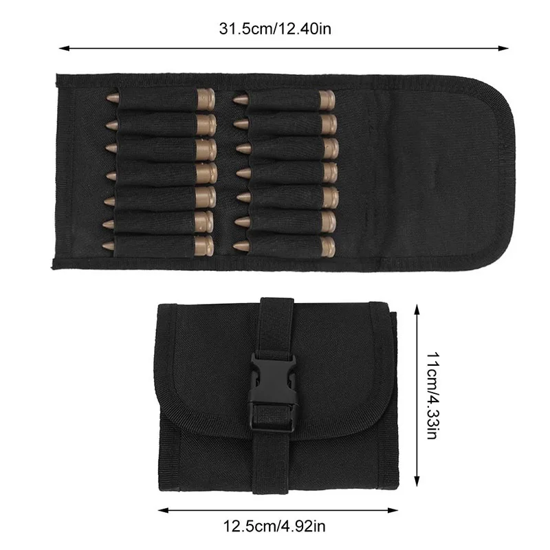 Nylon Tactical Cartridge Bag for Rifle Shotgun Shells