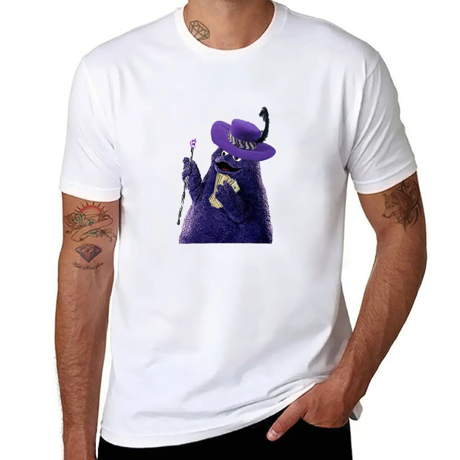 New Smorfia Pimp T-Shirt Felpe Magliette Vuote T-Shirt Da Uomo