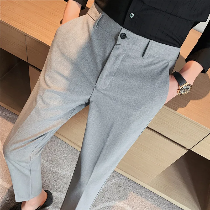 Buy Men's Knit Elephant Grey Trouser Online | SNITCH