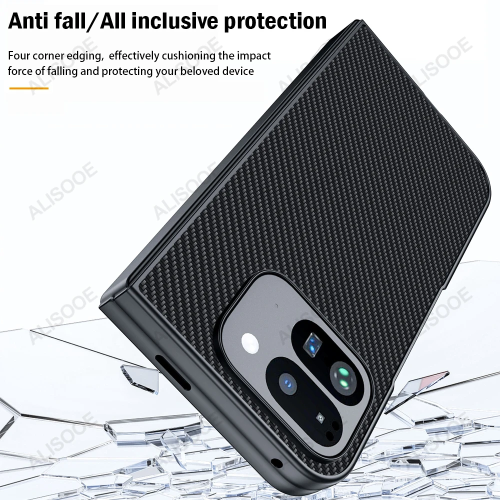 Luxury PU-Leather Shockproof Protective Case for Google Pixel 9 Pro Fold