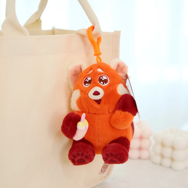 Genuine Disney Turning Red Pillow Pixar Panda Plush Toy Kawaii Pendant Red Bear Plushies Stuffed Animals Gift for Children Kids 4