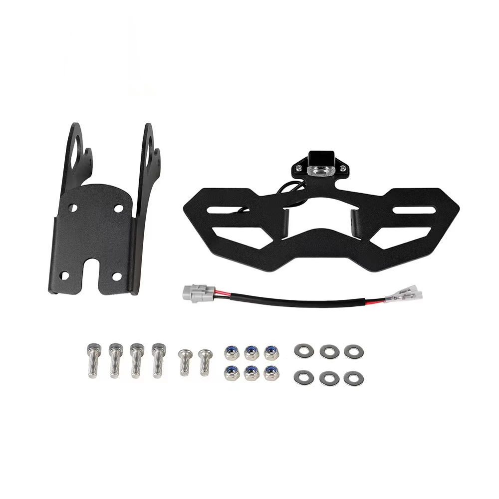 가와사키 ZX6R ZX636 2024-2025 오토바이 접이식 번호판 홀더 브래킷 리어 펜더 엘리미네이터 숏