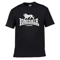 Men's T Shirt Lion Lonsdale Printed Short Sleeved Summer Loose and Comfortable Cotton Streetwear Oversize Tee Shirt Men Clothing 1
