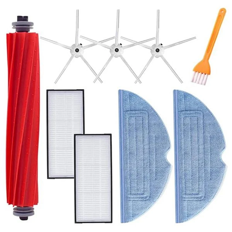 For XiaoMi Roborock S7 S70 S75 S7Max S7Max Replacement Accesories Main Roll Brush Mop Rag Hepa Filter Side Brush Vacuum Cleaner hot！ replacement main brush mop rag hepa filter side brush for xiaomi roborock s7 t7s t7plus vacuum cleaner spare parts