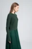 Sale AS 2024 winter design woman clothing Cable knitted Tops + Satin Dress ( Ship out in 1 day) 5