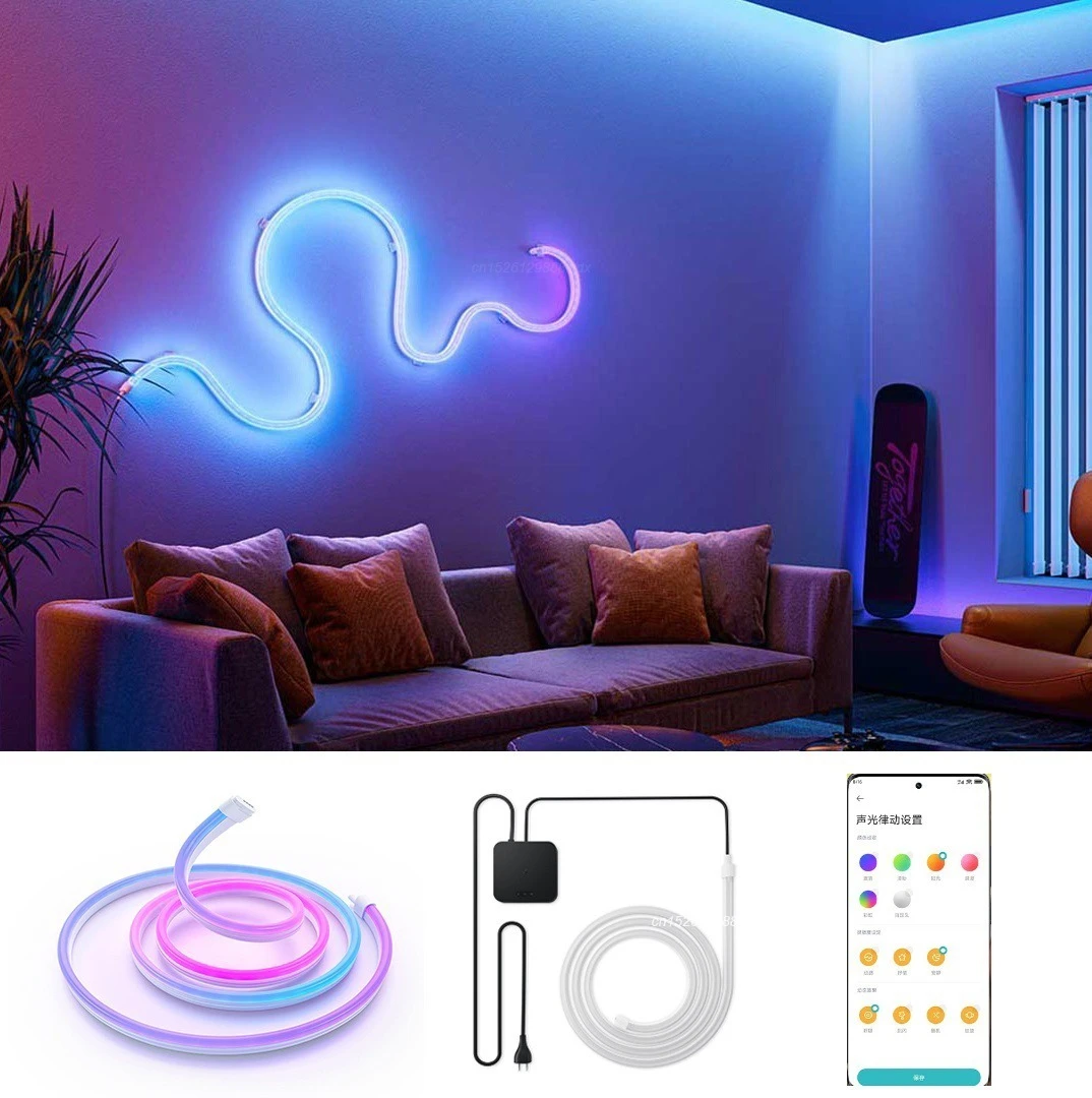 actie Oh natuurlijk Xiaomi Mijia Smart Led Light Strip Mihome App Control Rgb Dance Party Decor  Light Atmosphere Lamp For Living Room Tv Backlight - Smart Remote Control -  AliExpress