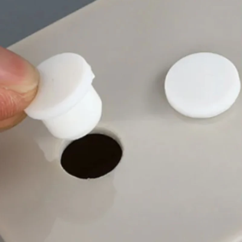 2mm-14mm White Silicone Rubber Hole Plugs Solid T Type High Temperature Seal Stopper Dustproof Plug 1/2/3/5/10/15/20 Pcs silicone rubber plugs rubber caps silicone rubber caps