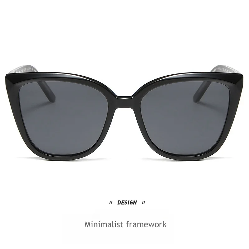 Magnetic Suction 2-in-1 Cat's Eye Women's Polarized Sunglasses Eyeglass Frame Optical Prescription Glasses