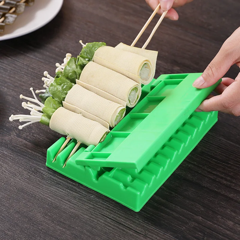 Multifunctional Barbecue String Skewers Kebab Artifact Wear Food Meat String Device Skewer for Pork Maker BBQ Tools Accessories,barbecue skewers,kebab maker,bbq grilling accessories