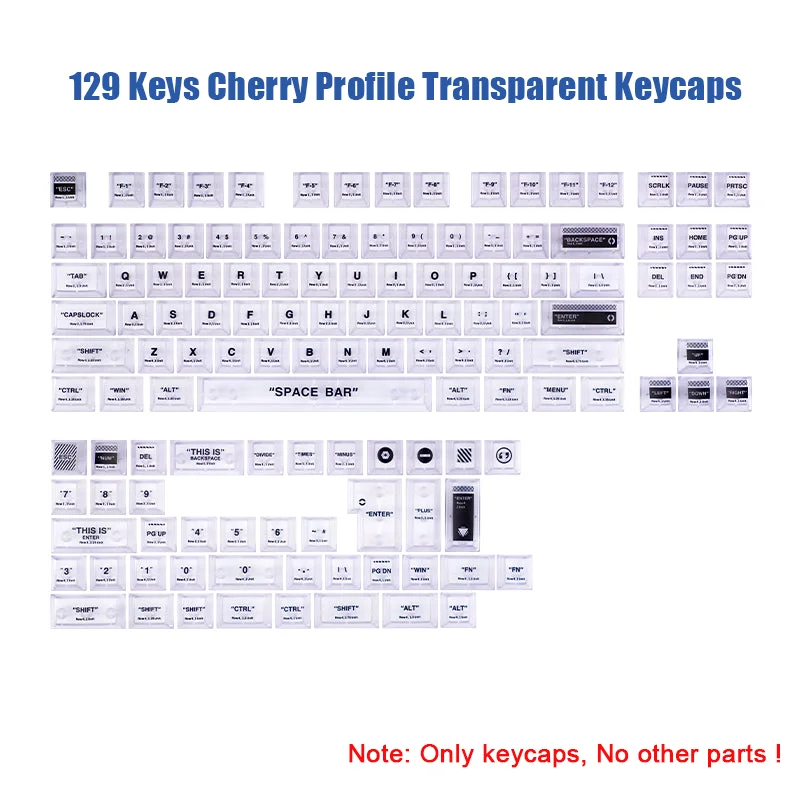 Idobao-teclas Mecânicas do Teclado Pbt Abs Retro Coreano Japonês Tiro Duplo Transparente 9009 - Imagem 2