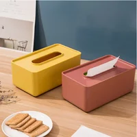 Plastic Tissue Box Wet Tissue Holder Baby Wipes Paper Storage Box Paper Towel Dispenser Home Napkin Organizer 1