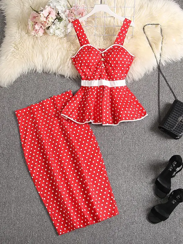 الفا ساير تيشيرت وتنورة طقم نسائي