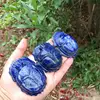 Natural Lapis Lazuli Beetle Crystal Carving Healing Crafts Animal Statue Home Room Decoration Ornaments 1pcs 2