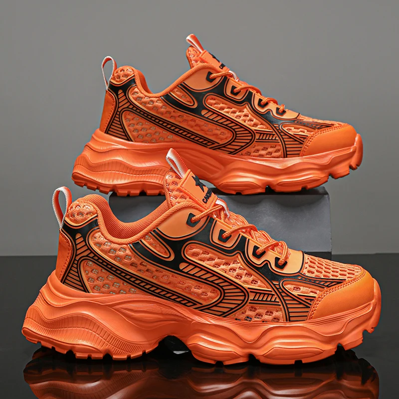 Men's Fashionable Sneakers, Casual Shoes - Breathable Fabric Upper, Available in Various Colors, Lace-Up Training Design Casual Shoes |   All-Season Wear-Resistant Sole |   Modern Style Sneakers