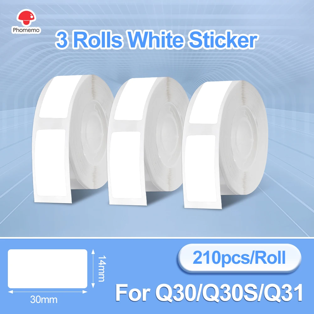 Portable Wireless Phomemo Q30 Mini Label Maker for DIY Date Stickers with Multiple Label Paper Options