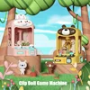 Children Mini Claw Machine Household Gashapon Clip Doll Recreational Machines Male Female Interactive Puzzle Playing House Toys 1