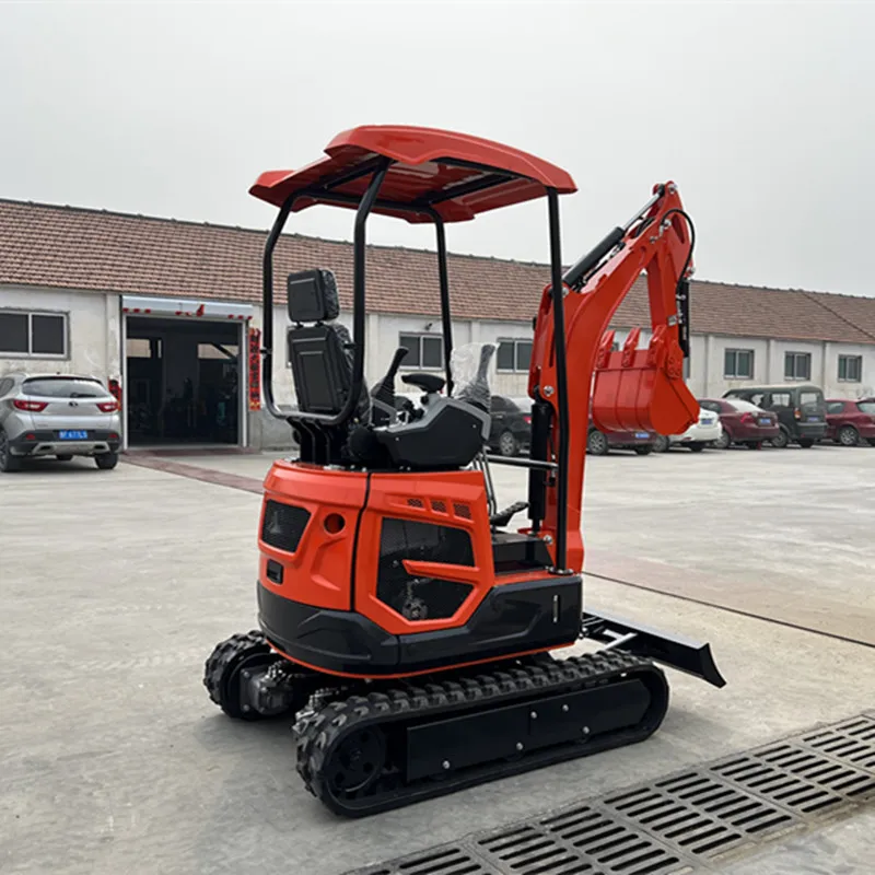 Mini excavadoras HT18, excavadora pequeña de 1,8 toneladas, 1,5 t, con oscilación