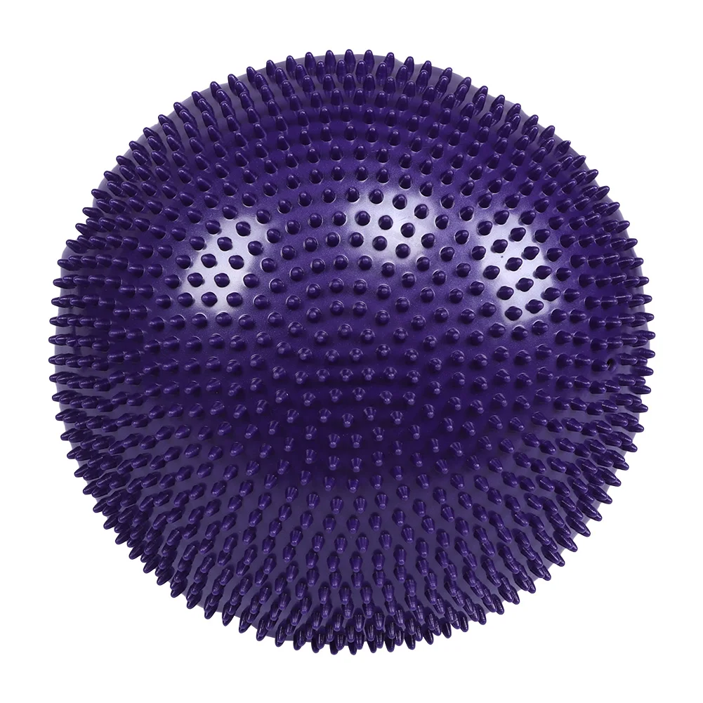 ZK20 Purple Soft Yoga Balance Board Disc Gym Stability Air Cushion Massage Pad without Inflator Pump