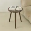 Small End Table for Living Room, Modern Wood Accent Table Coffee Side Table with Wood Legs for Small Space, Easy Assembly 2