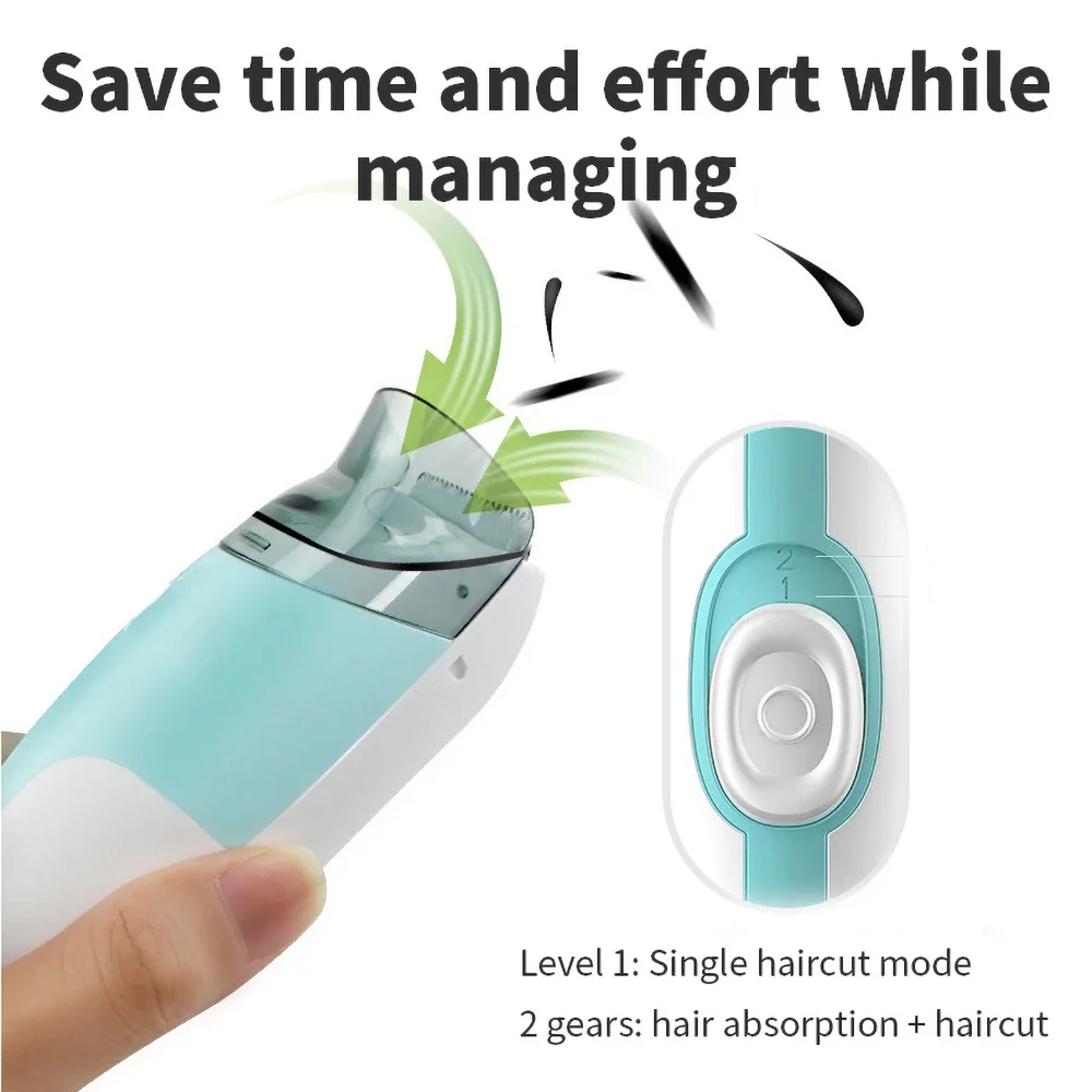Electric Shaver Vacum Haircut Clipper Baby Must Have Hair Cutter Child Vacuum Cutting Machine Automatic Shaving Mother Care Tool