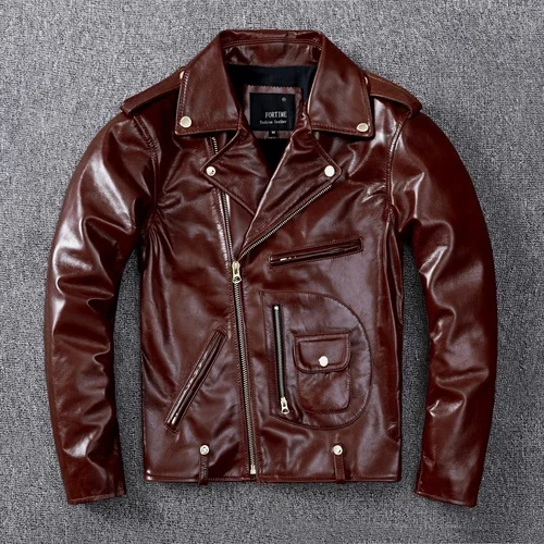 

Coat Men's Sheepskin Genuine Leather Jacket Man Spring 2023 Motorcycle Jacket for Men Style Plus Size 5xl Veste Homme Pph4413