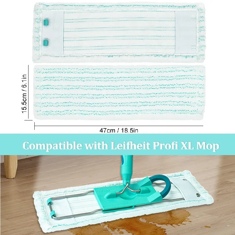 Mop Cover for Leifheit Profi XL/Leifheit Profi Household Cleaning Mop Cloth Replacement Pad Floor Cleaning Supplies