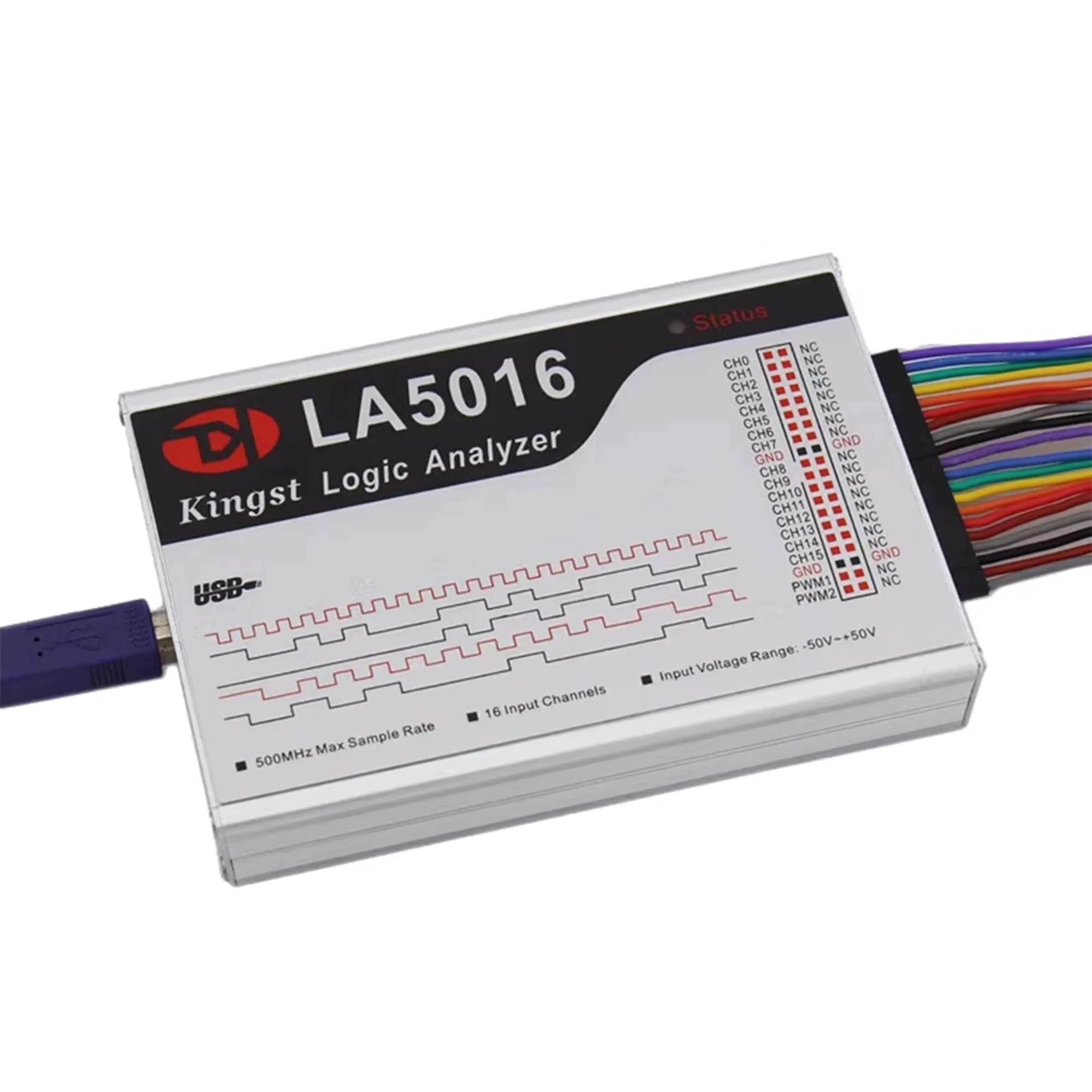 Kingst USB  м, LA5016, ִ ø ӵ 500M, 16 ä, 10B , MCU,ARM,FPGA  
