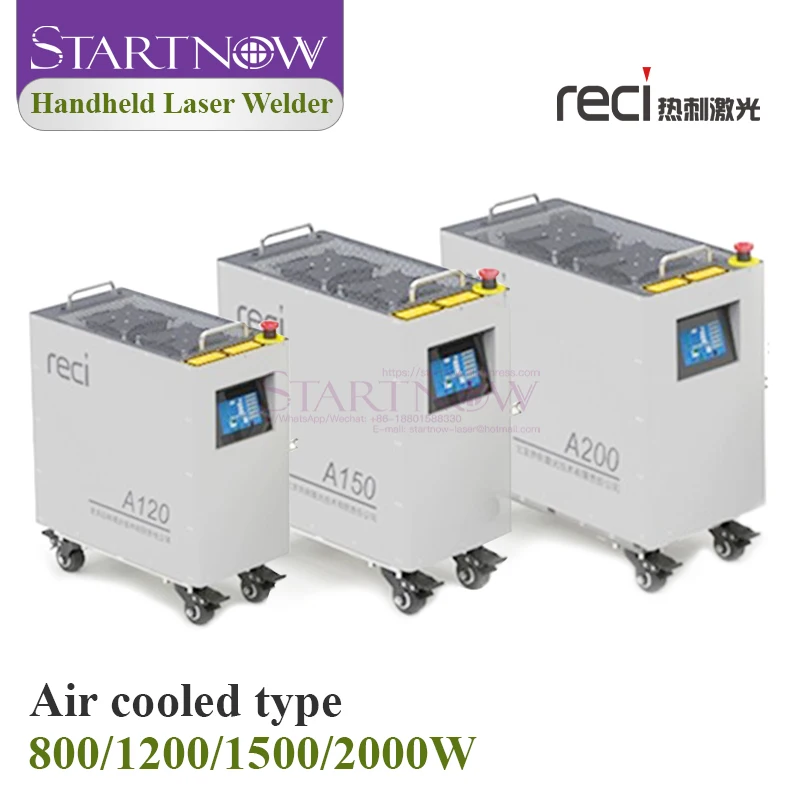 Startnow Reci 1500W Aircooled Handheld Laser Welding Machine with Touch Screen support Laser Spot Welding and Continuous Welding 2