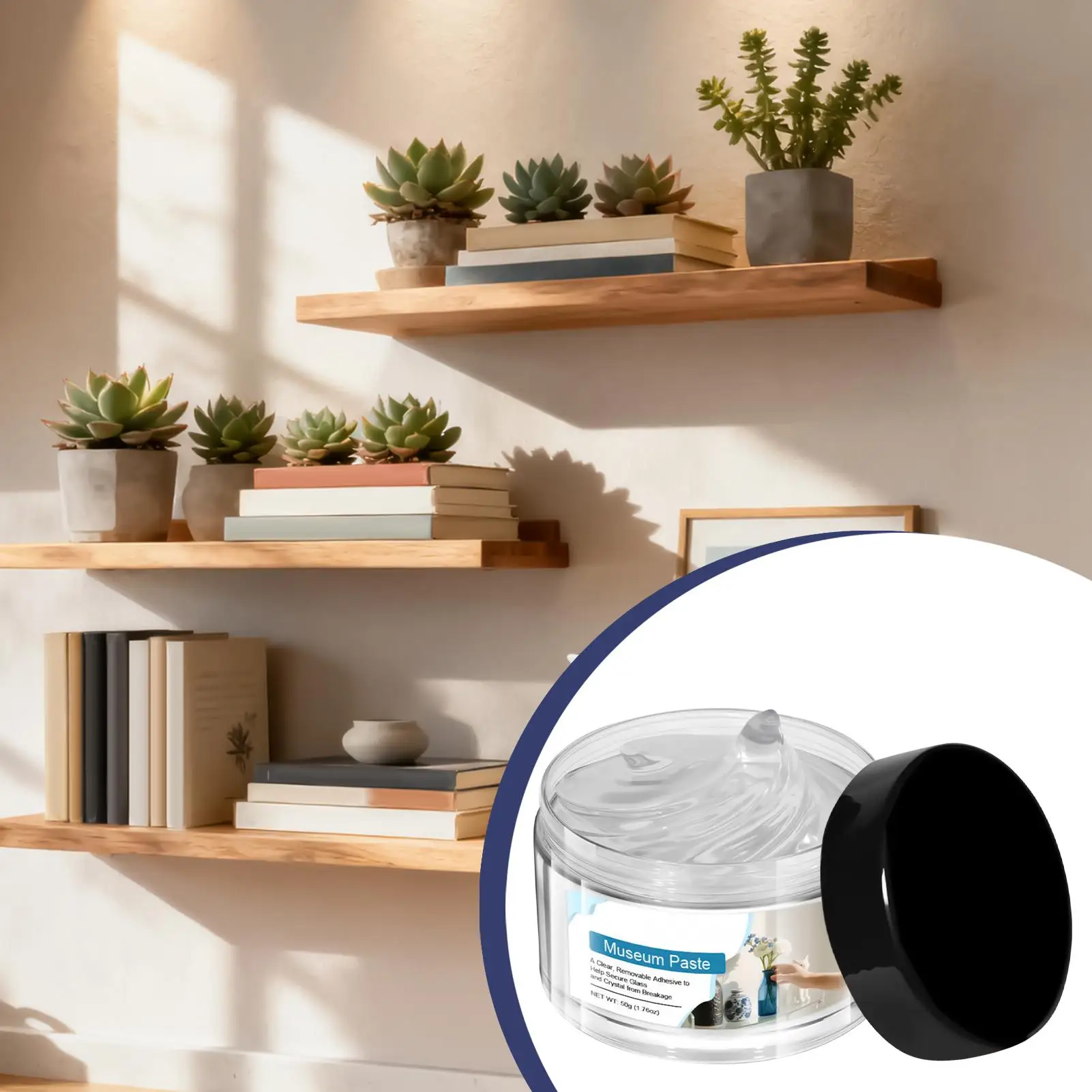 Museum Gel 50g Removable Glue Reusable Sticky Putty To Hold Things For Exhibit Ceramic Balloon Collection Artifact