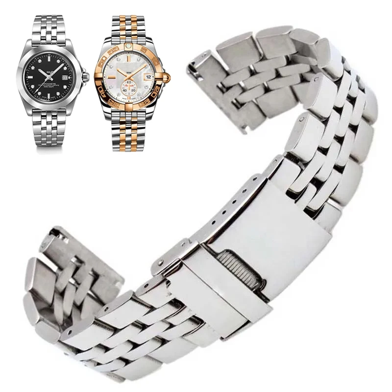 Cinturino In Acciaio Inossidabile Solido Di Alta Qualità Da 22Mm 24Mm Per Cinturino In Acciaio Di Precisione Breitling Super Ocean Blackbird