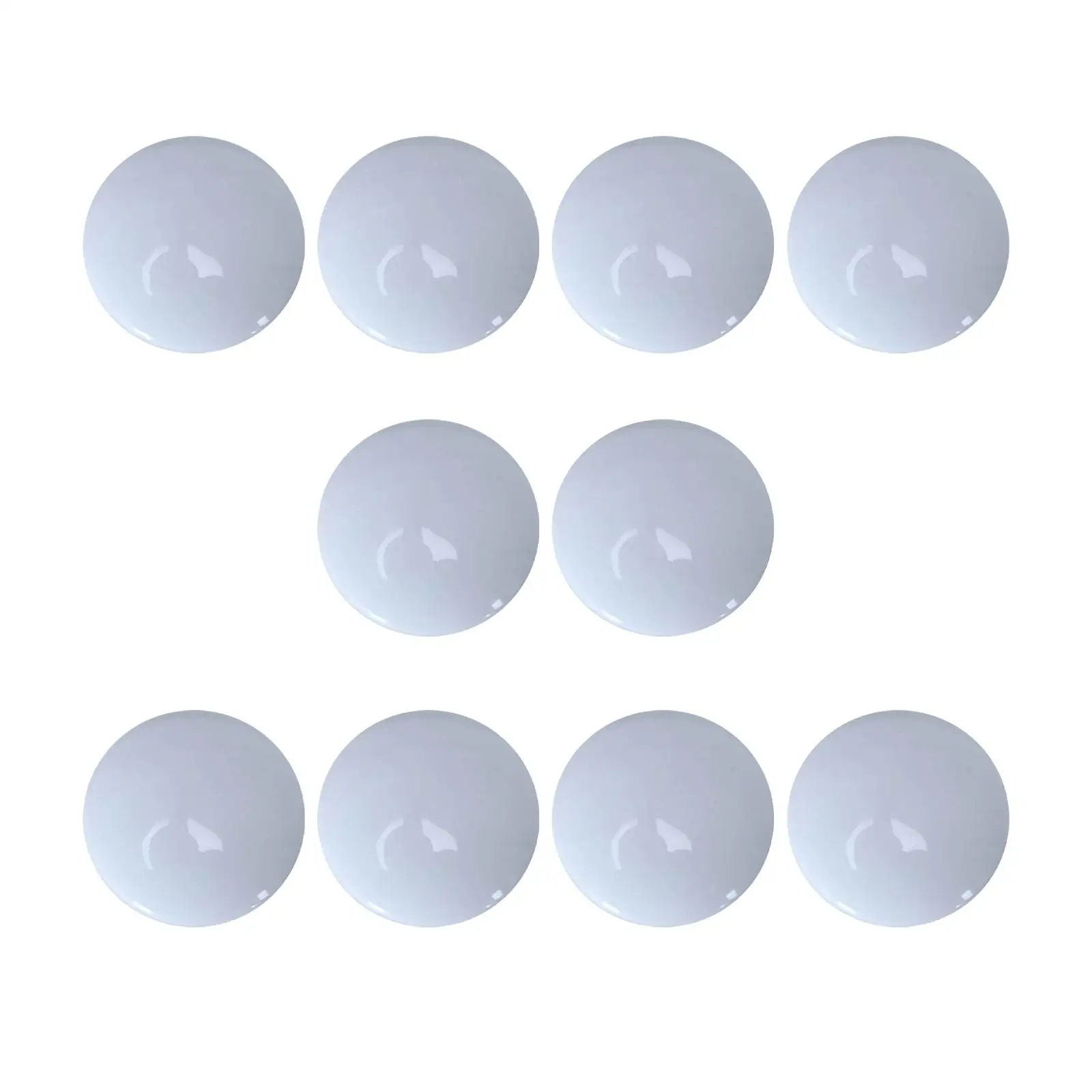 10x Blank Brooch Tray Jewelry Craft Making PP Brooch Clasps Pin Disk Base for Exhibition Bag Special Event Wedding Clothes