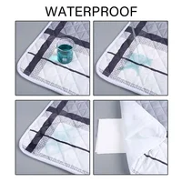 Tapis d'urine pour personnes âgées, coussin d'incontinence, protection de lit, couches pour adultes, drap de literie en tissu, matelas respirant, imperméable et lavable 3