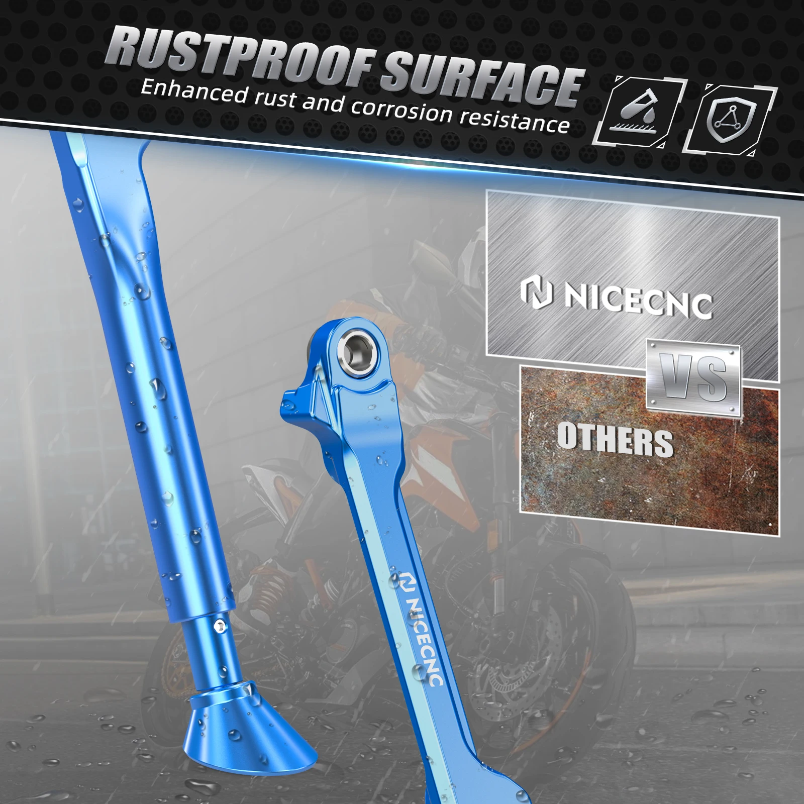 Adjustable Sidestand Kickstand Kit Fit For Husqvarna TE/FE 125-501 2014-2023