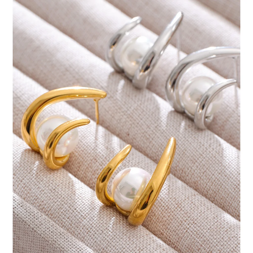 Yhpup Earrings Simulated Pearls