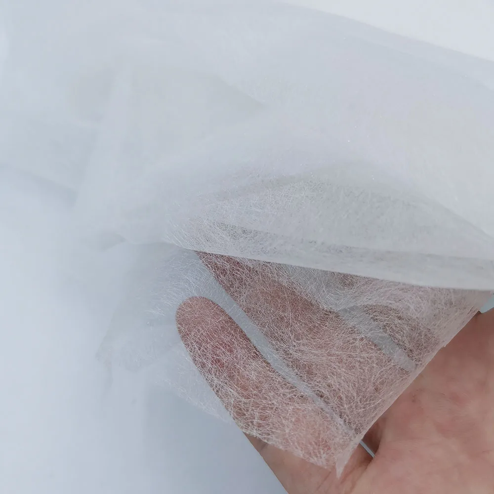 Interfacing Fabric 112cm*100cm Nonwoven Fusible Easy Iron On Sewing Join Patchwork Interlining Fabric Double Faced Adhesive Batting DIY
