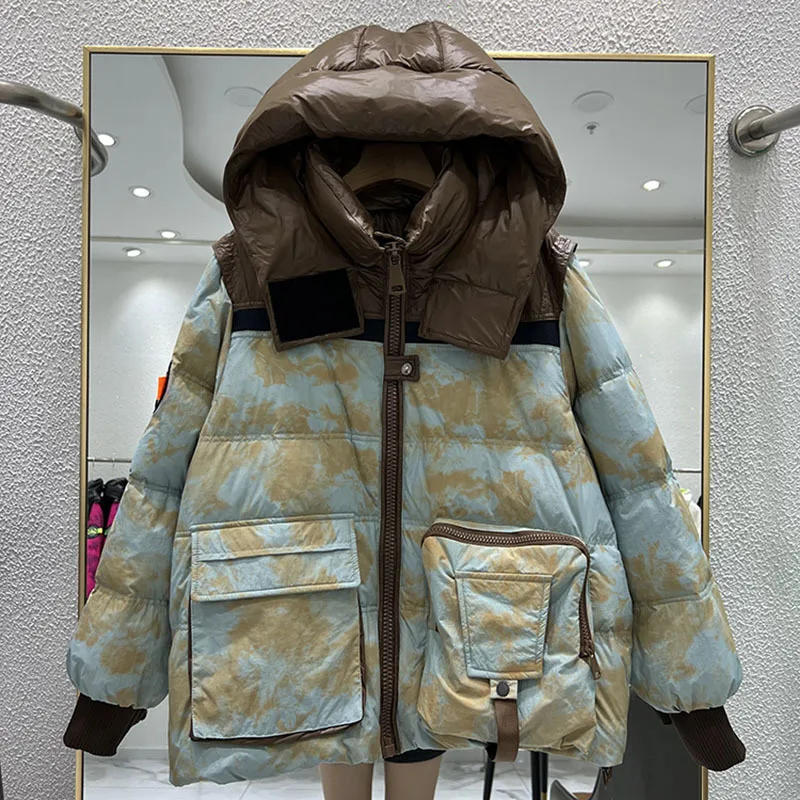 Camo Puffer Jacket Womens Cropped  Camouflage Coat Women - Puffer Winter  Jacket - Aliexpress