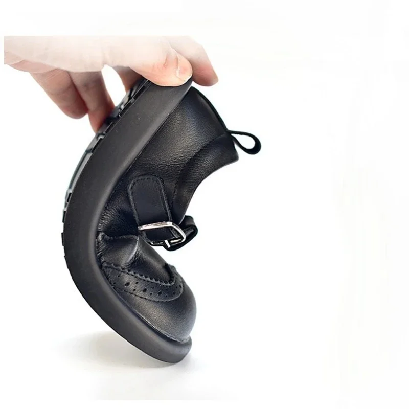 Genuine Leather Boys Leather Shoes Autumn Spring Cow Leather Children's School Shoes Party Baby Girls' Casual Shoes 5