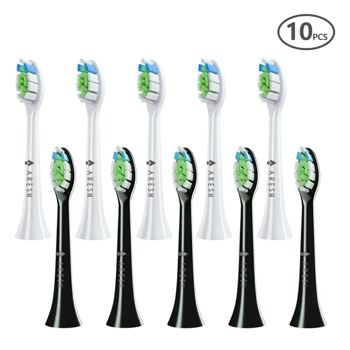 

10PCS/Set Replaceable Brush Head For Philips Hx3,Hx6,Hx9 Series Toothbrush Clean Action Brush Heads Clean Sonicare Flexcare