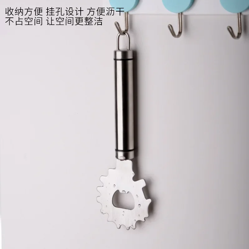 BBQ Scraper For Grill Tool For Outdoor Grill High Hardness And Corkscrew Function To Remove Stains Suspending Hole Design
