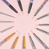 3pcs Nail UV Gel Brush Painting Pen Manicure Set DIY Ultra-Thin Line Drawing Pen Acrylic French Stripe Manicure Liner Brush Tool 3