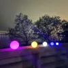Rechargeable LED Ball Light, Color Changing Globe Lamp Outdoor Garden RGB Orb Light for Bar Yard Patio Pathway Night Light Relax 4