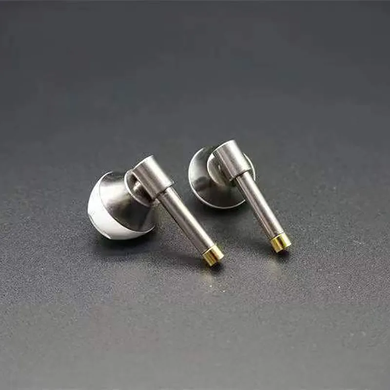 Metal Mmcx Head Plug Earphones with Deep Bass and Bio Composite Fiber Semi in ear Design Diaphragm Unit 14.2mm Earbuds