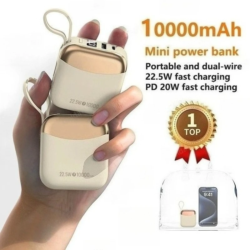 Mini Power Bank with Super Fast Charge for All Device Types