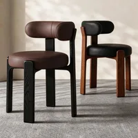 Chaises de salle à manger nordiques confortables, design relaxant, chaise de salle à manger minimaliste, mobilier de salle d'attente et de salle à manger 4