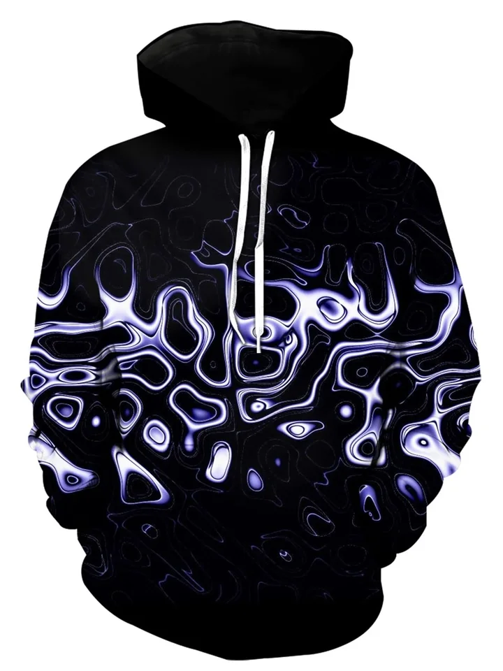 Herren Hoodie Mit 3D-Druck – Modisches Langarm Sweatshirt Für Den Alltag, Casual Und Freizeit