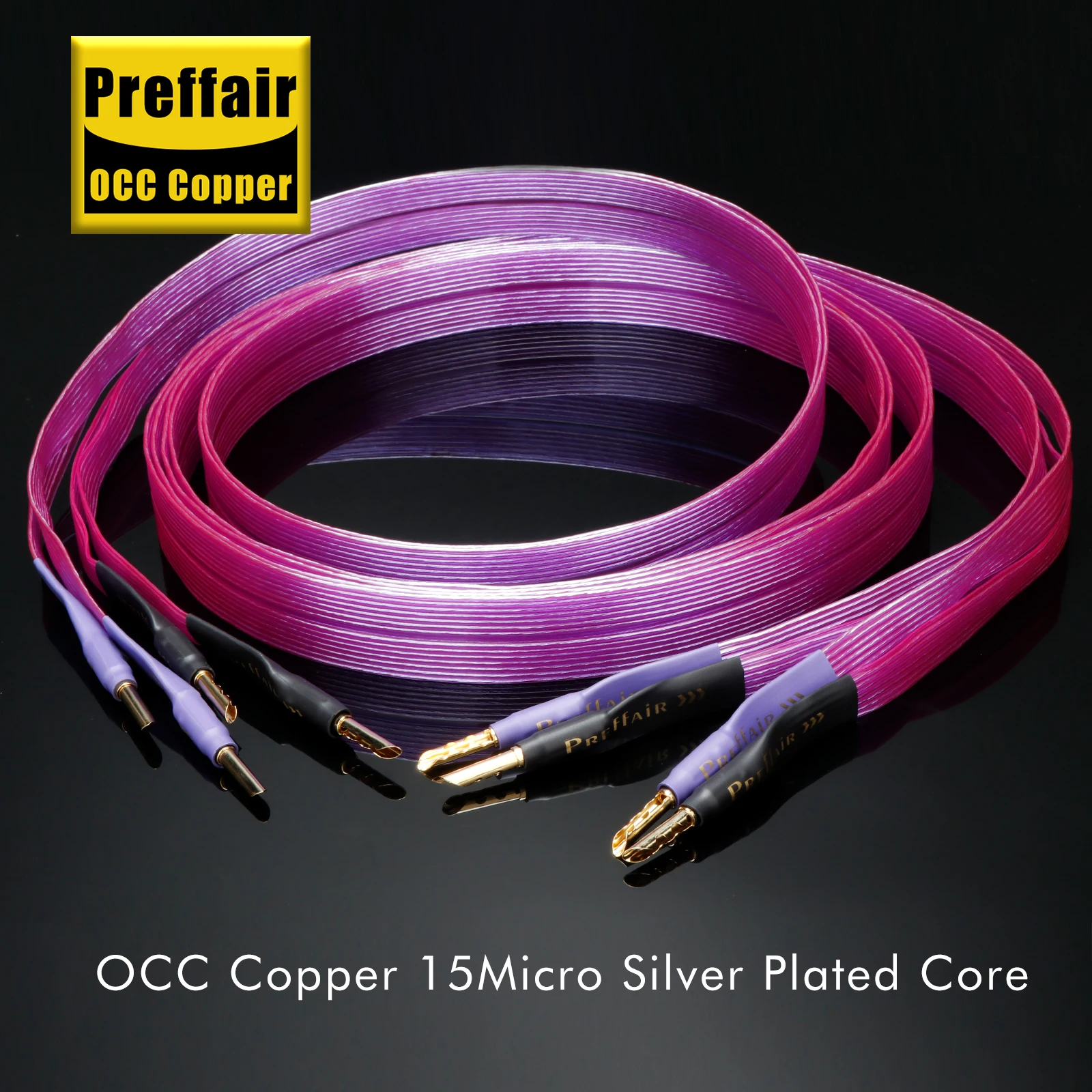 FURUKAWA スピーカーケーブル 紫 Yahoo!オークション -「furukawa」(スピーカーケーブル) (音響用