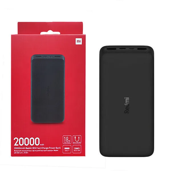 Внешний аккумулятор redmi 20000