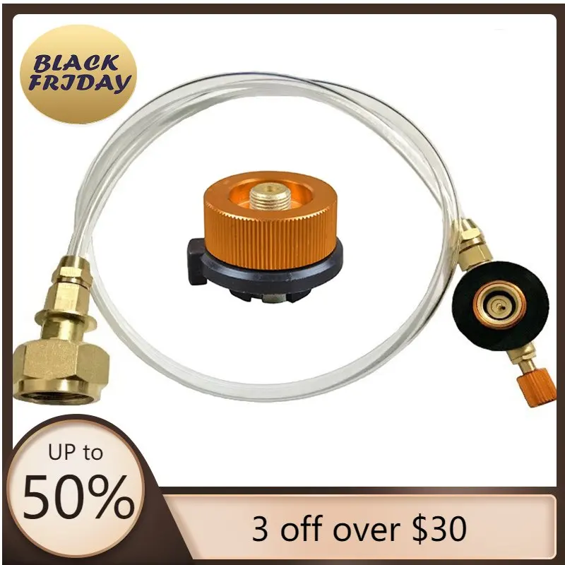 Outdoor Camping Gas Stove Propane Refill Adapter Tank Adaptor Gas Cylinder Filling Charging