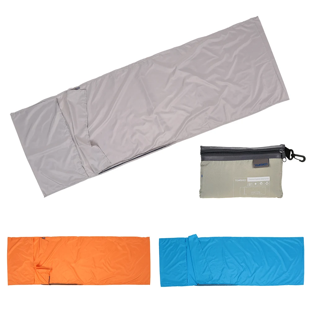 70*210CM Outdoor Travel Camping Hiking Polyester Pongee Sleeping Bag Liner with Pillowcase Camping Equipment sleeping bag